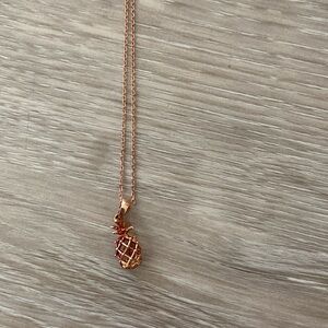 Gold pineapple necklace
